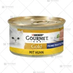 کنسرو گربه گورمت پته طعم مرغ