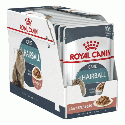 پوچ گربه رویال کنین مدل هربال با وزن ۸۵ گرم | RoyalCanin Cat Bundle DailyFood HairballCare