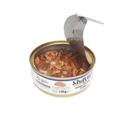 کنسرو نچرال غذای گربه با طعم ماهی تن شایر Shayer Natural With Tuna وزن 110 گرم