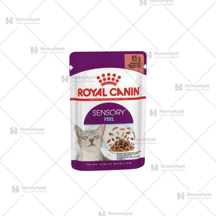 پوچ گربه بد غذا رویال کنین Royal Canin Sensory Feel in Gravy وزن 85 گرم