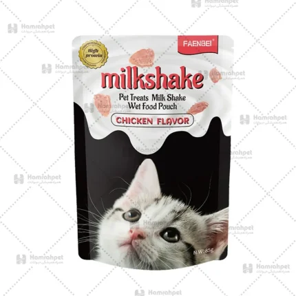 پوچ گربه میلک شیک فنبی با طعم مرغ Milkshake Chicken Flavor