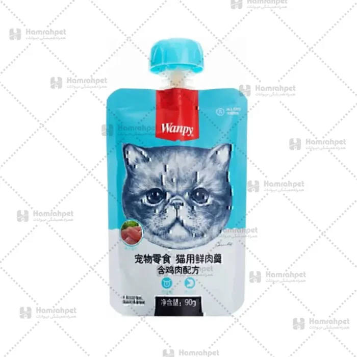 پودینگ گربه ونپی طعم مرغ Wanpy Cat Pudding Chicken