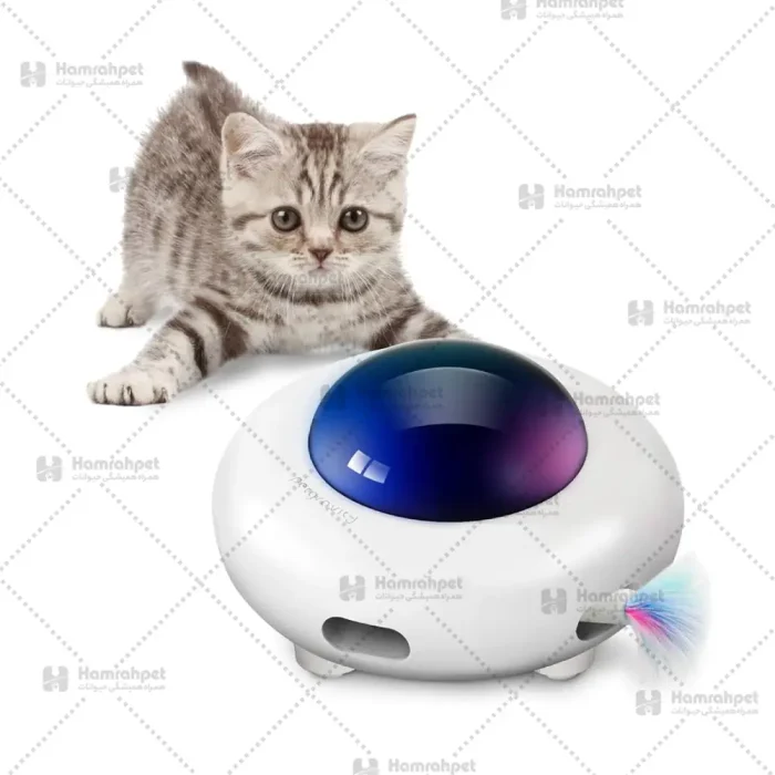 اسباب بازی گربه سفینه UFO برند Pet Gravity | Pet Gravity UFO Interactive Cat Toy