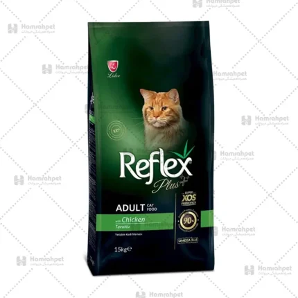غذای خشک گربه بالغ با طعم مرغ رفلکس پلاس Reflex Plus Adult Chicken(فله)