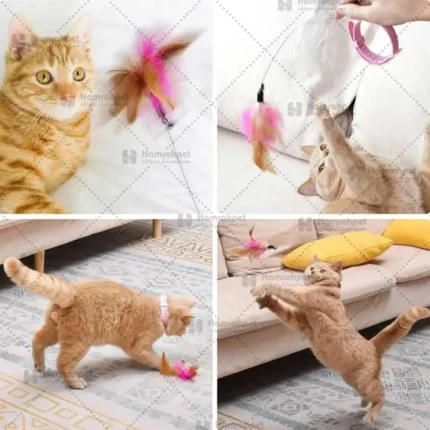 اسباب بازی لنسر گردنی گربه سیلیکونی