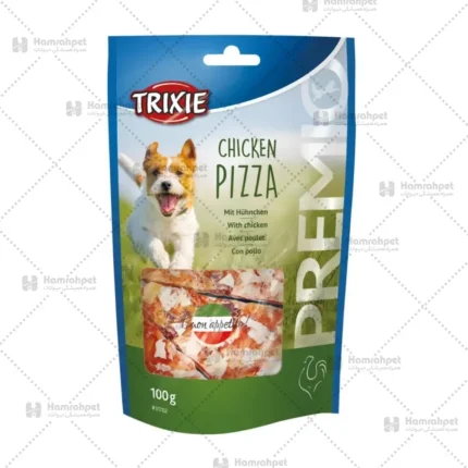 تشویقی سگ تریکسی مدل پیتزا Trixie Premio Chicken Pizza 100G