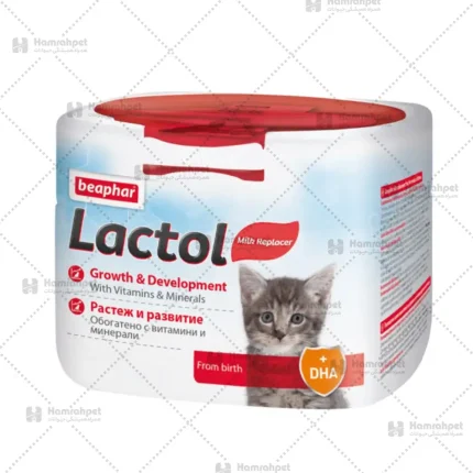 شیر خشک بچهگربه بیفار مدل Lactol وزن ۵۰۰ گرم