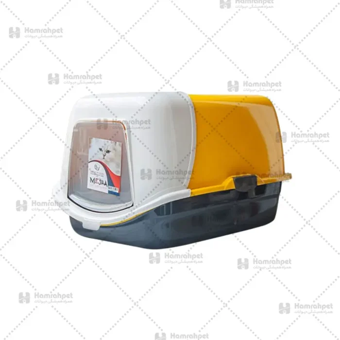 ظرف خاک گربه مسقف مدل مشا همراه با بیلچه