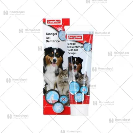 ژل دندان سگ و گربه بیفار Beaphar Tooth Gel وزن 100 گرم