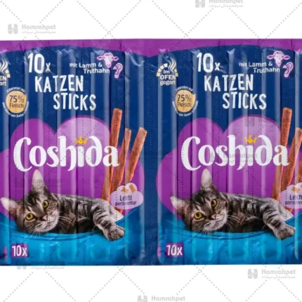 تشویقی گربه مدادی کوشیدا طعم گوشت بره و بوقلمون