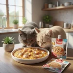 پوچ گربه فنبی طعم مرغ و خرگوش و صدف 85 گرم با کیفیت عالی