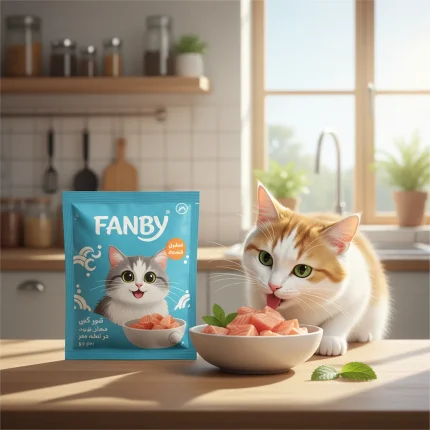 پوچ گربه فنبی طعم ماهی تن 85 گرم