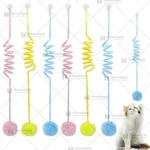 اسباب بازی آویز فنری گربه مدل چسبی