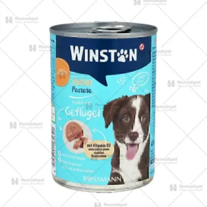 کنسرو سگ وینستون با طعم مرغ Winston Junior Poultry وزن 400 گرم