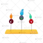 اسباب بازی گربه مدل سه فنر مگی پت