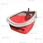 ظرف خاک گربه مدل لبه دار به همراه بیلچه جورج