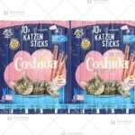 تشویقی مدادی گربه کوشیدا با طعم ماهی بسته ۱۰ عددی