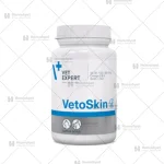 مکمل تقویت کننده پوست و مو سگ و گربه وت اکسپرت 90 عددی مدل VetoSkin