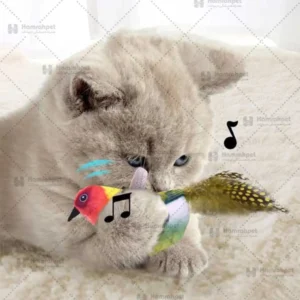 اسباب بازی پرنده موزیکال برای گربه
