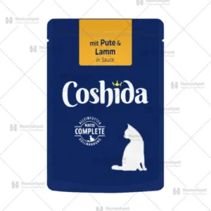 پوچ گربه کوشیدا طعم بره و بوقلمون در سس