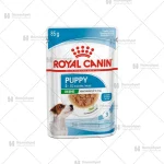 پوچ سگ رویال کنین مدل مینی پاپی وزن 85 گرم