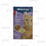 پوچ گربه وینستون با طعم گوشت و مرغ در ژله وزن 100 گرم