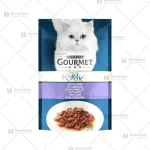 پوچ گربه گورمت با طعم گوشت